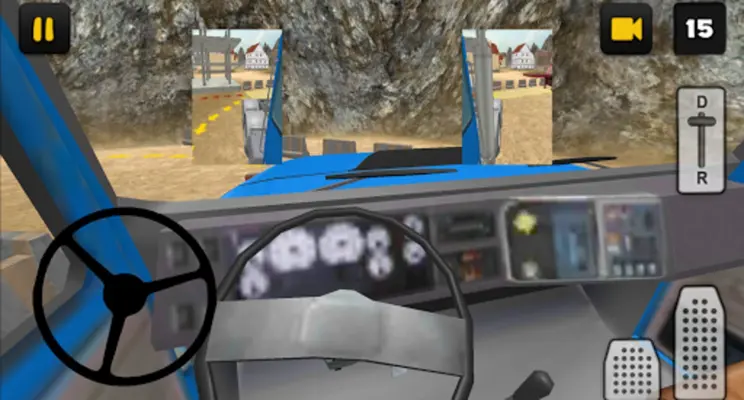 Construction Truck 3D Pipe Transport android App screenshot 1